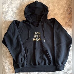 Gildan Black Pullover Hoodie size L